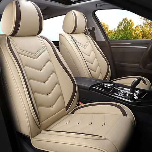 Car Seat Covers for Ford Bronco 2021-2025, Premium Nappa Leather Car Seat Cover, Stylish Sport Seat Covers， Automobile Seat Cover Sets.(Standard 2 Seats/Pure Black) in Saudi Arabia
