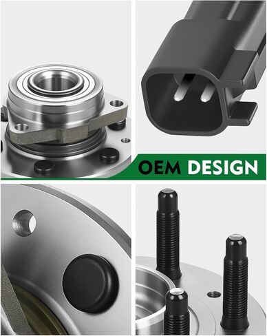Set of 2 Front Wheel Bearing & Hub Assembly with ABS & 6-Lug Fit for:-Chevy for:-GMC Silverado Sierra 1500 2014-2018, Suburban Yukon Tahoe 2015-2020 for:-Cadillac Escalade ESV XTS OE# 515160 in Saudi Arabia