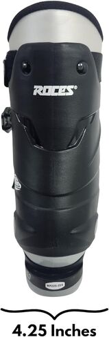 حذاء تزلج Roces Idea Up قابل للتعديل أسود / فضي مقاس 22.5-25.5 in Kuwait