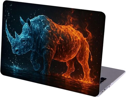 متوافق مع جهاز MacBook Pro مقاس 16 بوصة، حافظة صلبة مع غطاء لوحة مفاتيح وواقي شاشة (A2485، M1 / ​​A2780 M2 / A2991 M3 / A3403 A3186 M4، إصدار 2021-2025) - Rhino MC21149 in Saudi Arabia