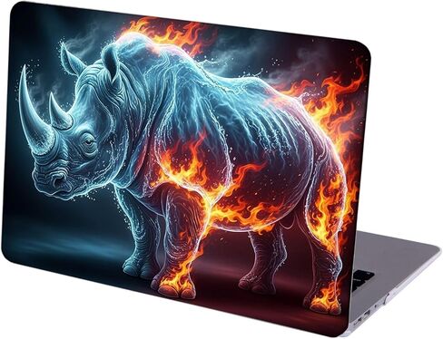 متوافق مع جهاز MacBook Pro مقاس 16 بوصة، حافظة صلبة مع غطاء لوحة مفاتيح وواقي شاشة (A2485، M1 / ​​A2780 M2 / A2991 M3 / A3403 A3186 M4، إصدار 2021-2025) - Rhino MC21149 in Kuwait