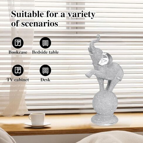 Chihuahua Statue Home Decor - Elegant and Unique Decorative Handcrafted Sculpture-Intricate Beaded Design for Living Room, Office, or Gift in Saudi Arabia