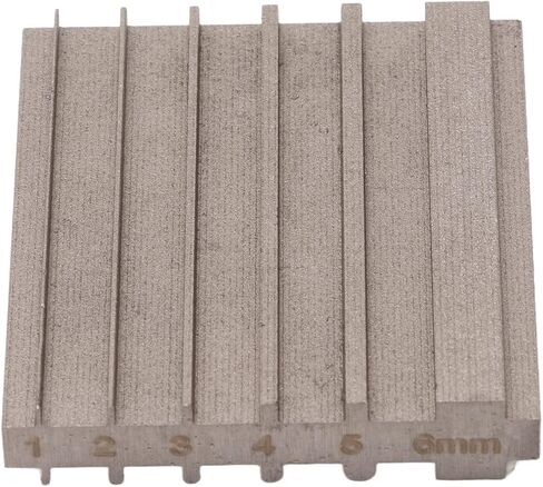 Sharpening Grinding Tool Steel Material for Leather Sharpener 1-5 Chamfering 6mm Wide Shovel Repair (Grey Quadrate Slot) in Saudi Arabia