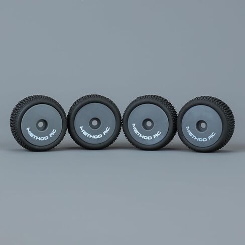 METHOD RC NitraGrip 1/28 Truck Tires F/R on 7mm Hex Gary Wheels for Losi Micro-T (4pcs Glued) in Saudi Arabia