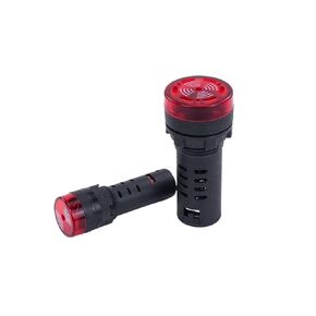 طنان فلاش AD16-22SM مع ضوء LED صوت وضوء صفارة إنذار إنذار سريع 12 فولت 24 فولت (AD16-22yellowlight-مقاوم للماء) in Kuwait