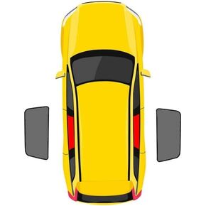 من أجل Beijing Auto BJ30 2024-2025 ظل الشمس المغناطيسي للسيارة، ستائر تظليل نافذة السيارة تغطي شبكة مسامية للنافذة الخلفية الجانبية الكاملة، C 2 نوافذ خلفية in Saudi Arabia