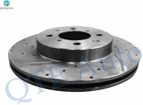 PM Auto Set of 6 Front Drilled Slotted Brake Disc Rotors 262mm-Ceramic Brake Pad Kit For 1996-2005 Honda Civic in Saudi Arabia