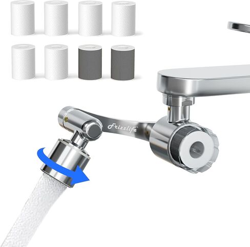 Frizzlife FF1080 Faucet Extender 8pcs Replacement Cartridge, 8pcs Carbon Fiber in Kuwait