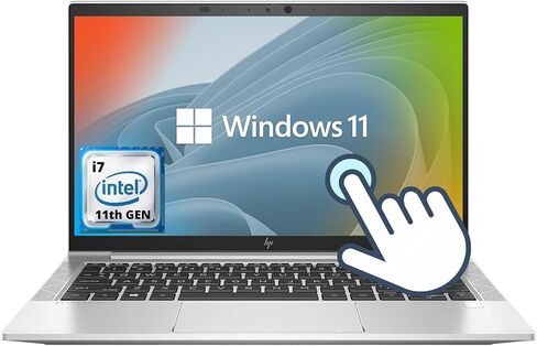 HP EliteBook 830 G8 Laptop Touchscreen i7, 13.3in FHD Business Computer 830 G8, Core i7-1185G7 3.0GHz, 32GB RAM, 512GB Solid State Drive, Windows 10pro(Renewed) in Saudi Arabia