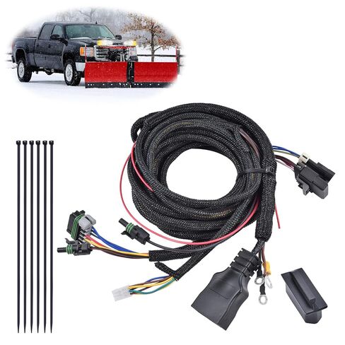 26345 412404 Battery Cable 3 Pin Wire Harness Truck Side Fit for Western Fisher Ultramount Isolation Module System, 3 Pin Truck Side Wire Harness Replace 26345 412404 in Kuwait