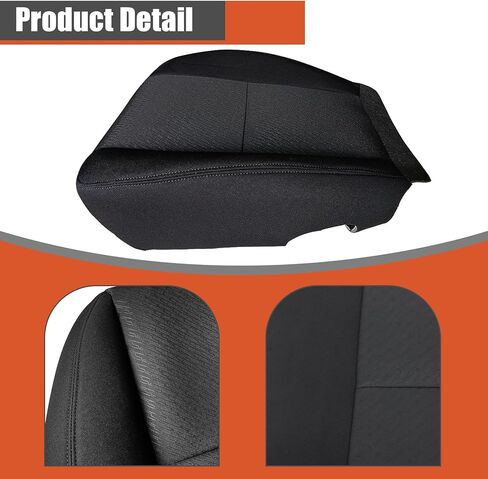 labwork Front Driver Side Bottom Black Cloth Seat Cover and Foam Cushion Replacement for Silverado 1500 2500HD 3500HD 2007-2014 in Saudi Arabia