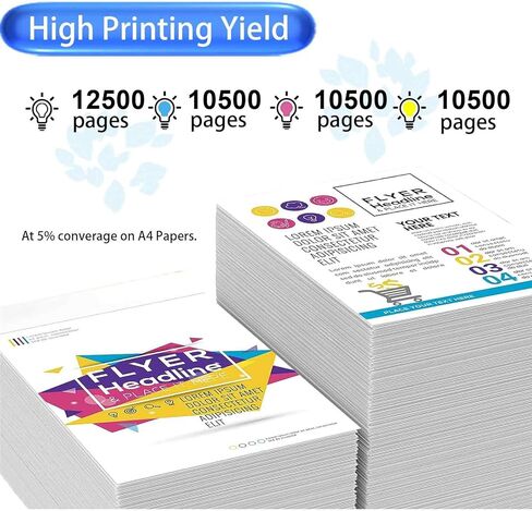 655A Toner Cartridges Compatible for HP 655A CF450A CF451A CF452A CF453A Toner Cartridge Work for HP Laserjet Enterprise M652dn M652n M653dn M681dh M681f Printers in Saudi Arabia