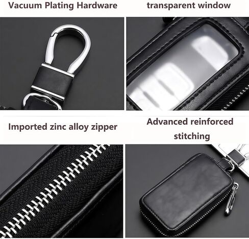 Premium Car Key Fob Case - Universal Leather Car Smart Key Holder in Saudi Arabia