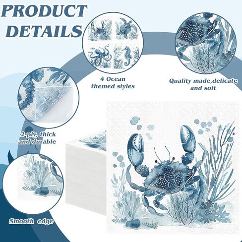 Fulmoon 200 Pieces Summer Flower Cocktail Napkins Disposable Sunflower Bee Beverage Napkins Fall Floral Paper Dinner Napkins for Summer Autumn Tea Party Table Decor(Hummingbird) in Kuwait