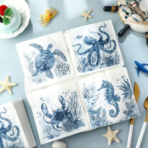 Fulmoon 200 Pieces Summer Flower Cocktail Napkins Disposable Sunflower Bee Beverage Napkins Fall Floral Paper Dinner Napkins for Summer Autumn Tea Party Table Decor(Hummingbird) in Kuwait