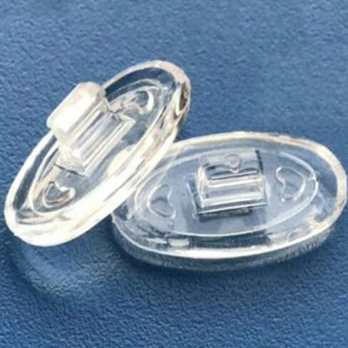 Eyeglass Nose Pads Push in 13mm 5Pairs Glasses Nose Pads Pushin Soft Silicone Nose Pads for Glasses Eyeglasses Sunglasses (13mm) in Saudi Arabia