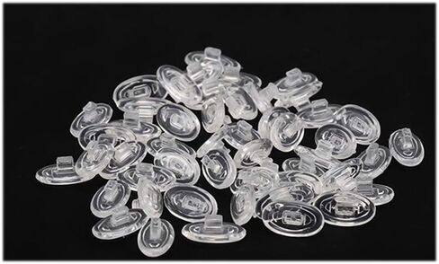 Eyeglass Nose Pads Push in 13mm 5Pairs Glasses Nose Pads Pushin Soft Silicone Nose Pads for Glasses Eyeglasses Sunglasses (13mm) in Saudi Arabia