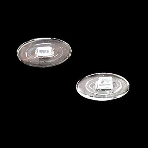 Eyeglass Nose Pads Push in 13mm 5Pairs Glasses Nose Pads Pushin Soft Silicone Nose Pads for Glasses Eyeglasses Sunglasses (13mm) in Saudi Arabia