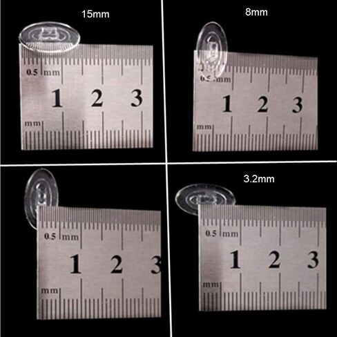 Eyeglass Nose Pads Push in 13mm 5Pairs Glasses Nose Pads Pushin Soft Silicone Nose Pads for Glasses Eyeglasses Sunglasses (13mm) in Saudi Arabia