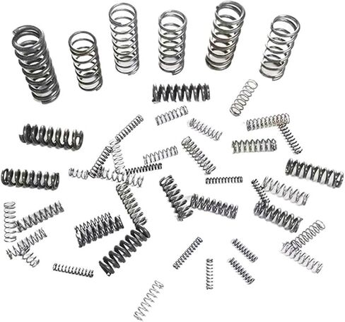 Compression spring 12PCS/Lot Micro Small Compression Spring Return Spring Steel Wire Diameter 1.0mm Outside Diameter 5~20mm Length 10~50mm(45mm,6MM_1.0MM) in Saudi Arabia