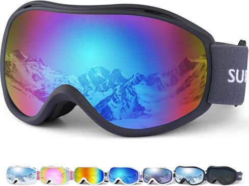 Supertrip Ski Goggles Men Women Anti-Fog Snow Goggles UV Protection Snowboard Goggles for Adult Youth in Kuwait
