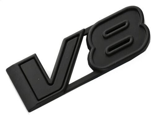 1x V8 شعار 3D شارة سيارة لصائق اسم استبدال لجميع السيارات شاحنة كانيون Colorad (كروم / أحمر) in Kuwait