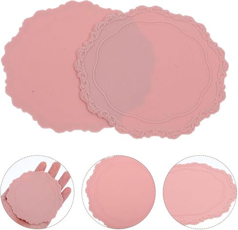 2Pcs Wax Seal Silicone Pads Heat Resistant Wax Seal Mats for Stamping Double-sided Seal Pads Durable Silicone Mat for Wax Sealing for Home Wax Supplies in Saudi Arabia