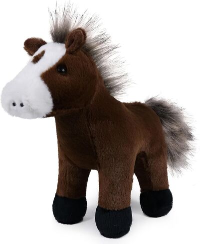 Ice King Bear Pony Stuffed Animal Horse Plush Toy 7 Inches (Brown) in Saudi Arabia