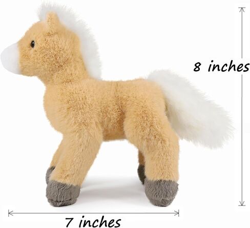 Ice King Bear Pony Stuffed Animal Horse Plush Toy 7 Inches (Brown) in Saudi Arabia