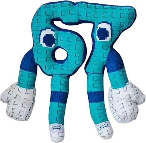 FUNKY STORE Steal a Brainrot 67 Plush, Sixty Seven Collectible Plushie for Birthday Gifts, Expressive Plush, Playful Gift Idea for Birthdays, for Party Favors in Saudi Arabia