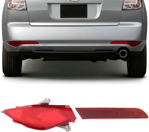 الجانب الأيسر المصد الخلفي عاكس ضوء مصباح الداخلية الخارجي لمازدا CX7 CX-7 2010 2011 2012 in Saudi Arabia