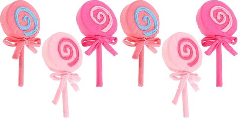 LUOZZY 3 Pcs Candy Lollipop Shaped Plush Pillow Fake Candy Lollipop Pillow Rainbow Throw Cushion Christmas Birthday Gifts for Women Girls Sofa Bedroom Home Decor in Saudi Arabia