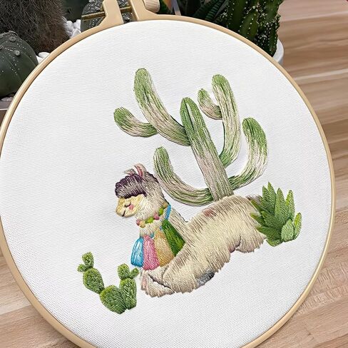 1Pc Beautiful Floral DIY Embroidery Kit - Create a Stunning Handmade Masterpiece, Fun Craft Project（S329） in Saudi Arabia