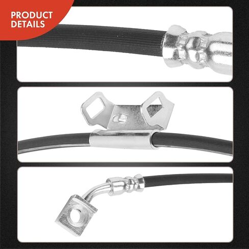 A-Premium Front Passenger Side Brake Hydraulic Hose Compatible with Select Chevrolet and GMC Models - Express 2500 3500 2003-2018, Express 4500 2010-2016, Savana 2500 3500 2003-2018, Savana 4500 in Saudi Arabia