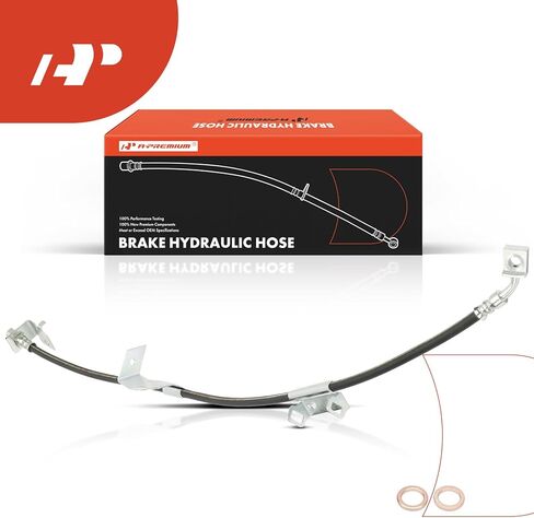 A-Premium Front Passenger Side Brake Hydraulic Hose Compatible with Select Chevrolet and GMC Models - Express 2500 3500 2003-2018, Express 4500 2010-2016, Savana 2500 3500 2003-2018, Savana 4500 in Saudi Arabia