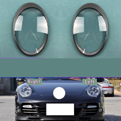 Compatible With 911 2005-2011 Headlight Lens Cover - Auto Shell with UV Protection(2PCS A Piar) in Saudi Arabia