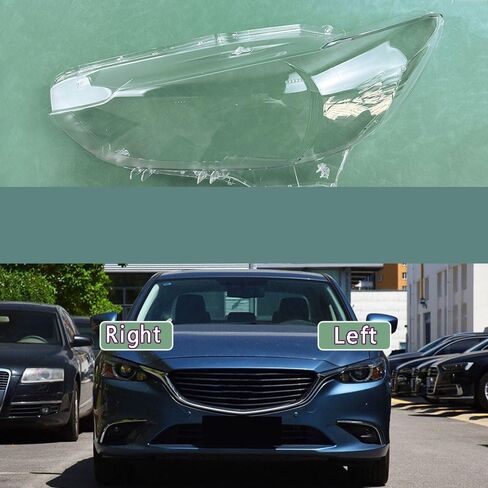 Clear Headlight Cover Compatible With M-azda 6 Atenza 2013-2016 | Plexiglass Replacement Lampshade(Left) in Saudi Arabia