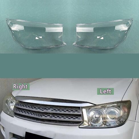 Compatible With Fortuner 2008-2012 Headlight Housing Shell - Transparent Lamp Shade Lens Cover - Plexiglass(1 Right) in Saudi Arabia