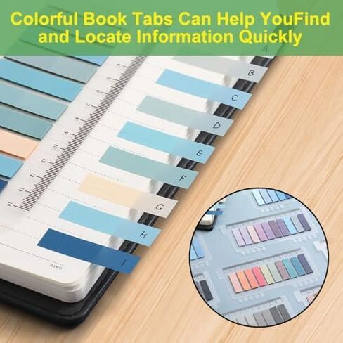 2000Pcs Sticky Index Tabs Page Markers,Writable and Transparent Sticky Notes Page Tabs Book Markers Label Stickers Index Tabs for Page Marking Classify File (2000 pcs Book tabs) in Saudi Arabia