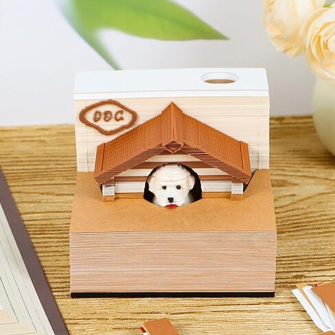 3D Memo Pad,Hand Torn Construction Paper Sculpture Artwork,Paper Carving Art 3D Sticky Notes,DIY Notepad with Light,Bookmark&Desk Decoration DIY Creative Gift(Panda) in Saudi Arabia