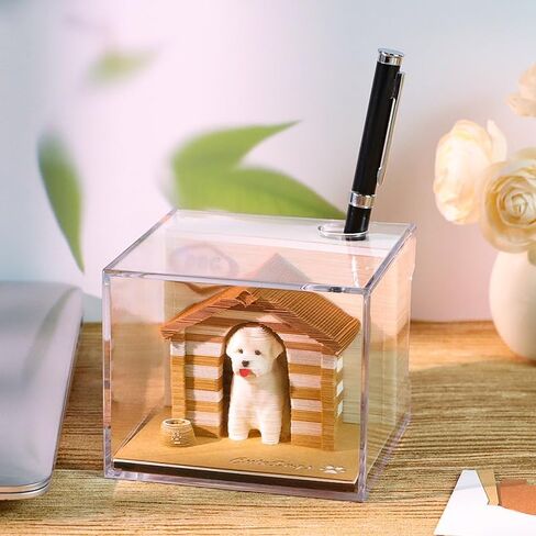 3D Memo Pad,Hand Torn Construction Paper Sculpture Artwork,Paper Carving Art 3D Sticky Notes,DIY Notepad with Light,Bookmark&Desk Decoration DIY Creative Gift(Panda) in Saudi Arabia