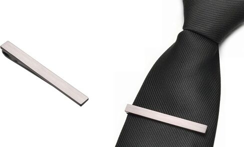 طقم 3 قطع من مشابك ربطات العنق الذهبية السوداء للرجال مع صندوق أنيق طقم شريط ربطات عنق ذهبي للربطات العادية in Kuwait