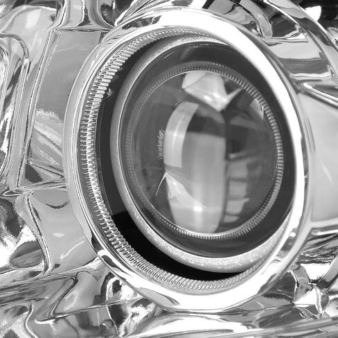 DNA MOTORING Pairs of Projector Headlight Assembly Compatible with 11-15 FORD EXPLORER 4-DOOR Black Clear, HL-OH-FEXP11-BK-CL1 in Saudi Arabia
