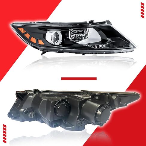 A Pair Halogen Headlamp Assembly Compatible with 2011 2012 2013 Kia Optima (Left+Right Side) in Saudi Arabia