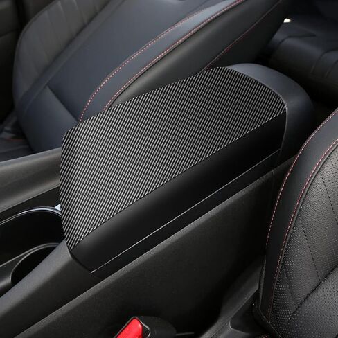 AOMSAZTO Carbon Fiber Armrest Covers for 2021 2022 2023 2024 Elantra (Automatic Brake Only, Not for Handbrake) in Saudi Arabia