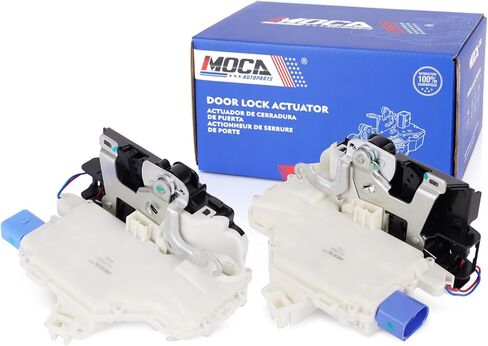 MOCA 2 Front Left Right Door Lock Actuators Fit 03-10 for Volkswagen Beetle & 05-10 for Volkswagen Jetta & 11-15 for Volkswagen Clasico & 05-10 for Volkswagen Bora in Saudi Arabia