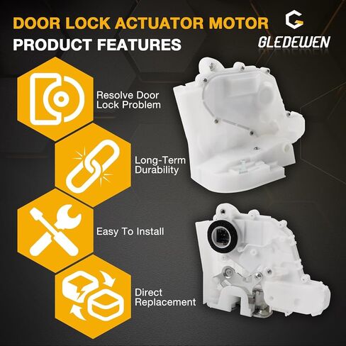 2Pcs Front Door Lock Actuator for 2007-2011 Honda CR-V CRV EX EX-L LX SE, Driver and Passenger Side Door Lock Latch Assembly Replacement 72610-SWA-A01, 72110-SWA-D01 in Saudi Arabia