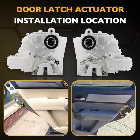 2Pcs Front Door Lock Actuator for 2007-2011 Honda CR-V CRV EX EX-L LX SE, Driver and Passenger Side Door Lock Latch Assembly Replacement 72610-SWA-A01, 72110-SWA-D01 in Saudi Arabia
