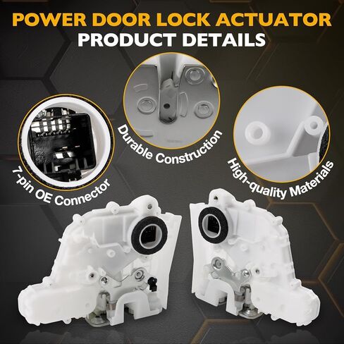 2Pcs Front Door Lock Actuator for 2007-2011 Honda CR-V CRV EX EX-L LX SE, Driver and Passenger Side Door Lock Latch Assembly Replacement 72610-SWA-A01, 72110-SWA-D01 in Saudi Arabia