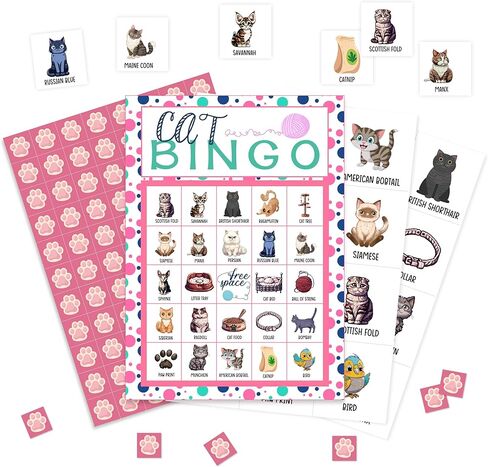 Pink Flamingo Bingo Game Cards, Hawaiian Bingo Games for Adults, Tropical Summer Bingo Cards Supplies, Jungle Bingo Birthday Party Decor Favors, Card Gifts for Women Friends Family Holiday, 10 in Saudi Arabia